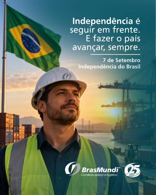 Hoje, 7 de setembro, é uma data para celebrar nossa história, mas também para olhar para tudo o que ainda podemos construir.
Um Brasil mais forte se faz com quem produz, empreende, investe, movimenta a economia e conecta nossas riquezas a novas oportunidades.
E a logística faz parte desse movimento. É ela que aproxima regiões, conecta empresas e mercados, encurta distâncias e ajuda a transformar o potencial do nosso país em desenvolvimento.
Há 25 anos, a BrasMundi tem orgulho de fazer parte dessa jornada, movimentando negócios e contribuindo para que empresas brasileiras avancem cada vez mais.
Neste 7 de setembro, celebramos a independência de um país que não para de construir novos caminhos.
Porque o Brasil segue em frente.
E a BrasMundi segue ao lado.
7 de Setembro | Independência do Brasil 🇧🇷
BrasMundi. 25 anos ao lado de quem segue em frente.