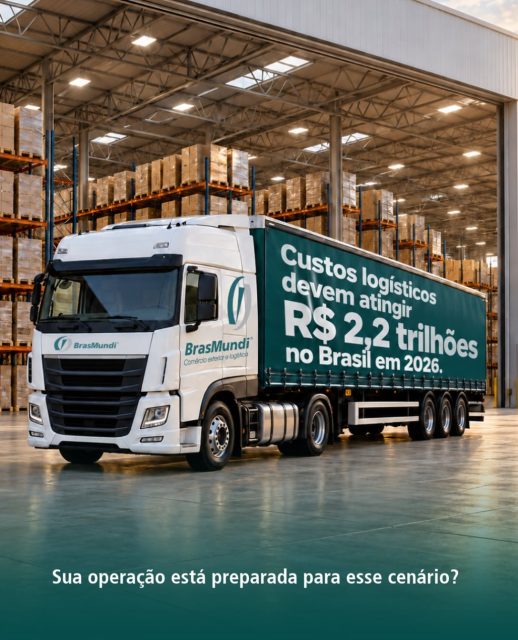 Segundo estimativa do Instituto de Logística e Supply Chain (ILOS), as despesas com transporte, armazenagem e manutenção de estoques devem representar 16,1% do PIB brasileiro neste ano.
Para as empresas, esse cenário reforça a necessidade de olhar com atenção para cada etapa da operação. Atrasos, estoques mal dimensionados e processos pouco integrados podem pressionar as margens e comprometer a competitividade.
Planejar rotas, integrar processos e dar previsibilidade às operações são decisões cada vez mais estratégicas.
É nesse contexto que a BrasMundi une planejamento e soluções logísticas integradas para conectar sua empresa a novas oportunidades, com foco em eficiência e nas necessidades do seu negócio.
Mais que armazenagem e transporte, logística integrada de ponta a ponta. Além de uma central de distribuição estrategicamente localizada a apenas 10 minutos do Complexo Industrial e Portuário de SUAPE.
Sua empresa está buscando mais eficiência na operação logística? Fale com a nossa equipe e conheça as soluções da BrasMundi. 25 anos ao lado de quem seguer em frente.
Fonte: ILOS. Valores projetados para 2026.
#BrasMundi #logística #operadorlogistico #planejamentologístico #supplychain